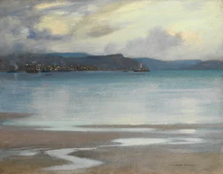 Rhu Bay (olje på lerret)