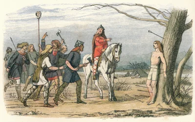 Edmund, konge av East Anglia, drept av danskene, 9. århundre 1864