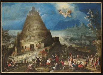 Babels tårn, ca. 1650 (olje på lerret)