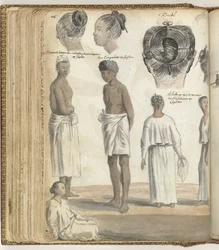 Indisk frisyre, folketyper på Ceylon