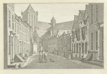 Ruin av huset til Lucas van Steveninck i Middelburg, 1787