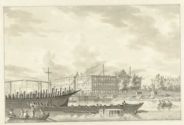 Det nasjonale sjømagasinet etter brannen, 1791