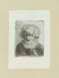 Bebaarde gamle mann The Compleat Work of Etchings av John Chalon / Oeuvre Complette des Eaux Fortes av Jean Chalon (serietittel)
