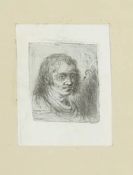 Volwassen man met halflang haar The Compleat Work of Etchings av John Chalon / Oeuvre Complette des Eaux Fortes av Jean Chalon (serietittel)