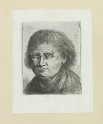 Volwassen mann, naar lenker The Compleat Work of Etchings av John Chalon / Oeuvre Complette des Eaux Fortes av Jean Chalon (serietittel)