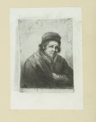 Volwassen mann, til høyre The Compleat Work of Etchings av John Chalon / Oeuvre Complette des Eaux Fortes av Jean Chalon (serietittel)