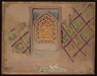 Samarkand, vindu. Fra en reise til Turkestan