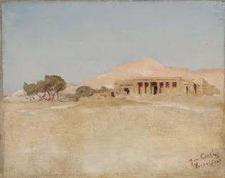 Tempelet i Kurna - Luxor. Fra en reise til Egypt