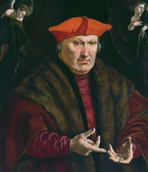 Portrait of Erard de la Marck[1] Alternativ(e) tittel(er): Portrait of Erard de la Marck (1472-1538). Prins-biskop av Liège.