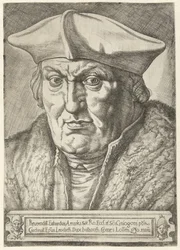 Portrett av Erard de la Marck, prins-biskop av Liège Reurendill Euhardus Amarka ... bulliacen Comes Lossen (tittel på objekt)