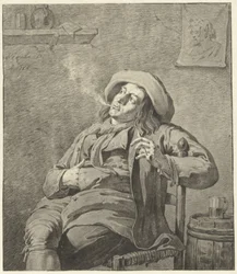 røykende mann