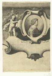 Beleiring av Breda (ark med portrett av Frederik Hendrik), 1637