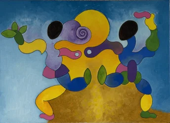 Mating Dance, 2007 (olje på lerret)