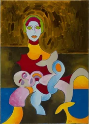 Pieta, 2009 (olje på lerret)