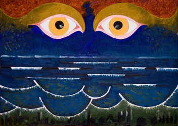The Sea contemplating the Sea, 2006 (olje på tre)