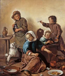Barnemåltidet, ca 1665.