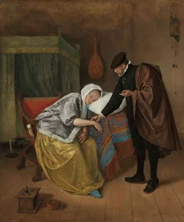 Den syke kvinnen, ca. 1663-66