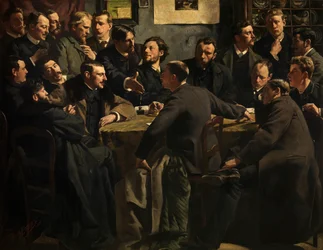En sesjon av kunstforeningen 'Als ik kan'
