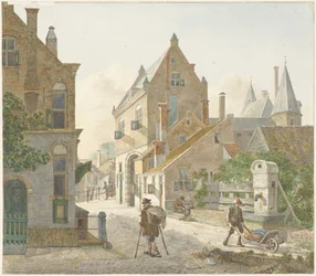 Waardpoort og Oude Gracht i Utrecht
