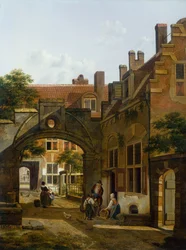 Gårdsplass i Utrecht
