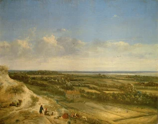 Dune Landscape, antagelig nær Santpoort, ca. 1675 (olje på lerret)