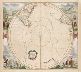 1657 kart over Antarktispolen