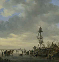 The Landing Stage (olje på lerret)