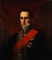 Portrett av grev Sergey Semionovich Uvarov 1786-1855, 1844