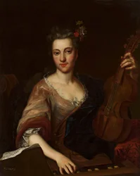Portrett av en kvinne med en bratsj (Maria Helena Sabina Imhoff)