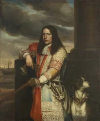 Engel de Ruyter 1649-1683, nederlandsk viseadmiral, 1680