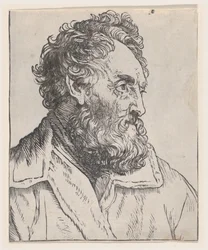 Head of a Man, 1600-tallet.