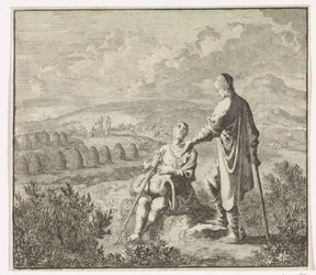 Emblem: felt Landskap med bikuber