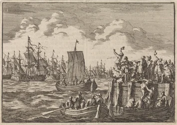 William III drar til England med flåten, 1688