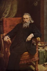 Selvportrett av den polske maleren Jan Matejko, 1892