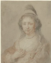 Portrett av Sara van Baerle, kona til Philips van Dorp