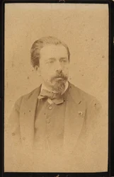 Portrett av fiolinisten og komponisten Henryk Wieniawski 1835-1880.