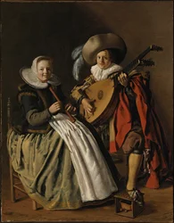 Duetten, ca. 1629 (olje på lerret)