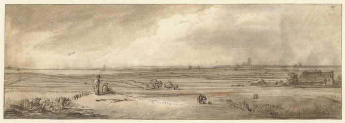 Utsikt over Naarden, sett fra Muiderberg