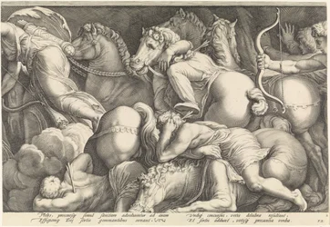 Frise med straffen til Niobe (plate 2)