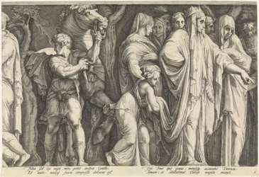Frise med straffen til Niobe (plate 6)