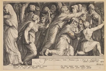 Straffen til Niobe (Tavle 4)