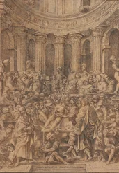 Tittelsiden til «Fabrica» av Andreas Vesalius (penn og blekk på papir)