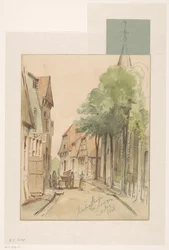 Utsikt over Kirchenstrasze i Lingen