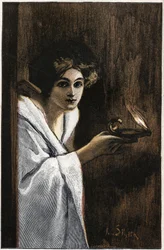 illustrasjon av JAN STYKA (1858-1925) til romanen «Quo Vadis» av Henryk Sienkiewicz.
