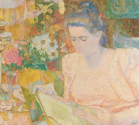 Portrett av Marie Jeanette de Lange. 1900