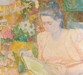 Portrett av fru Marie Jeannette de Lange, ca. 1900