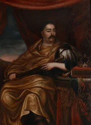 Portrett av John III Sobieski 1629-1696, konge av Polen og storhertug av Litauen