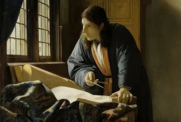 Der Geograph (detalj). 1669