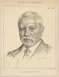 Portrett av Theodorus Hendrik Mac Gillavry i en alder av 62 år
