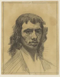 Selvportrett av Carel Fabritius